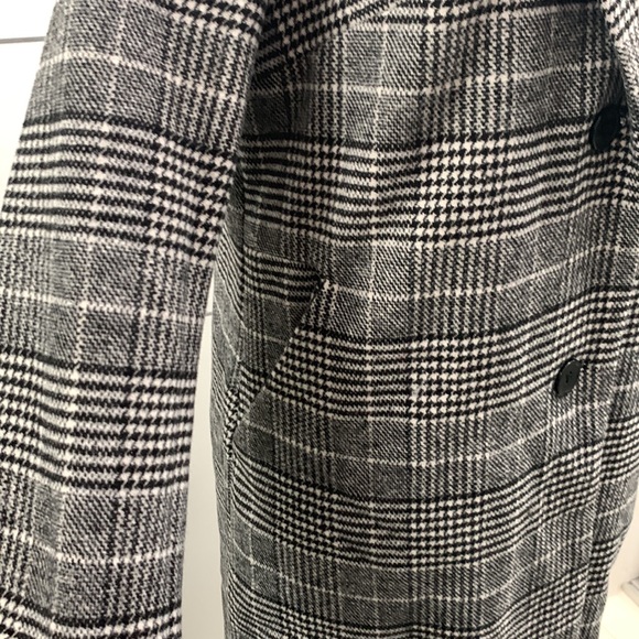 Ellos NWT Wool-Blend Long Plaid Coat size 10 - Picture 8 of 16